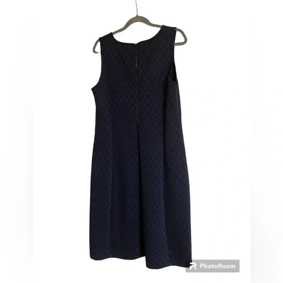 Black and Blue Yest Dress - Picture 2 of 4